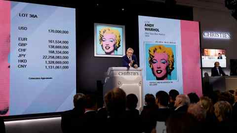 Auction houses: fees hit by competition for blockbuster lots