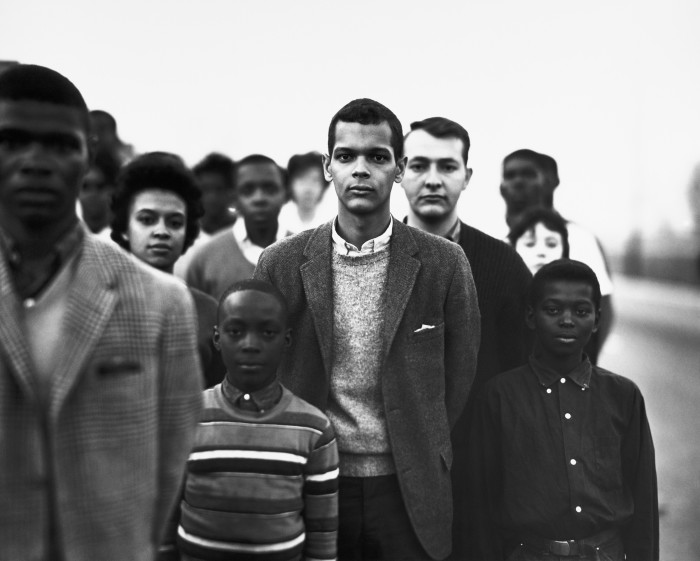 Student Nonviolent Coordinating Committee (SNCC), led by Julian Bond, in Atlanta, Georgia, 23 March 1963